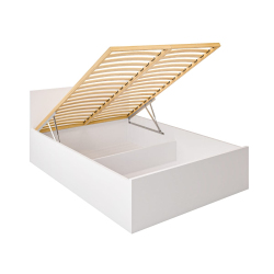 Łóżko sypialniane Białe 140x200