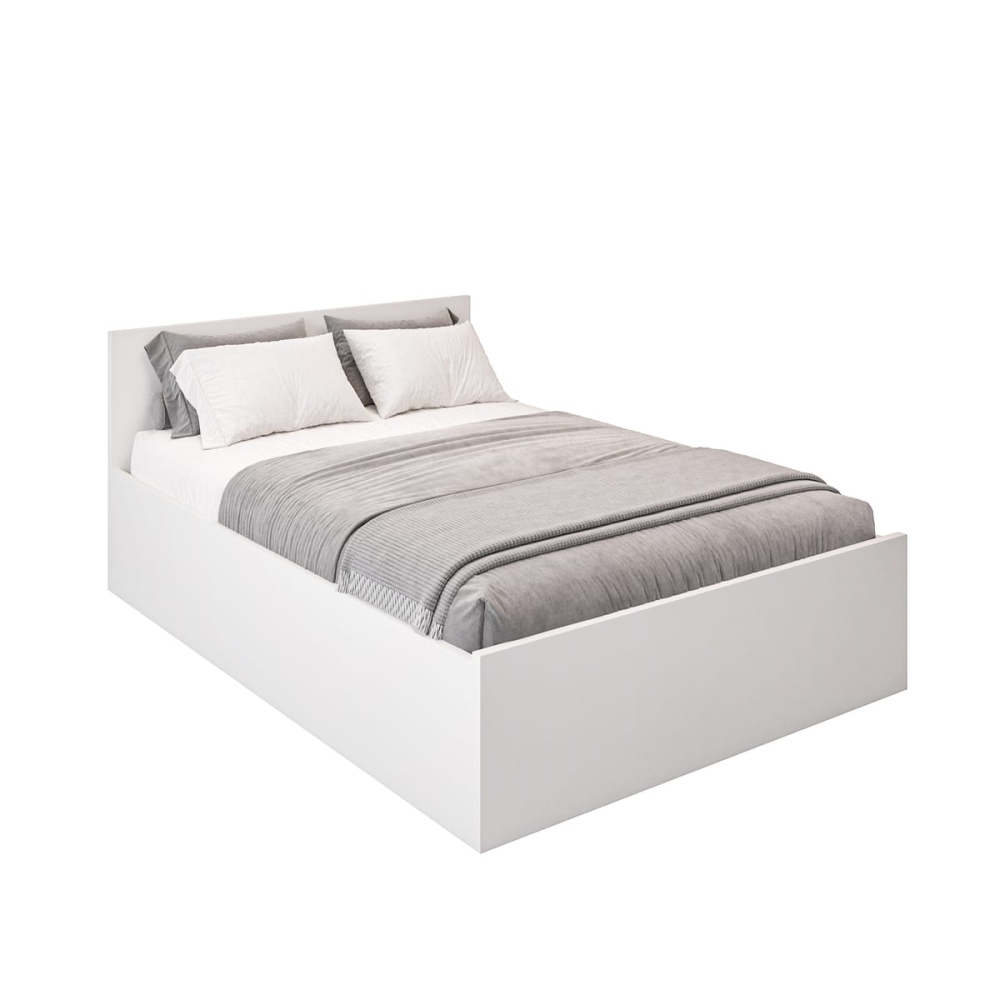 Łóżko sypialniane Mia Białe 140x200