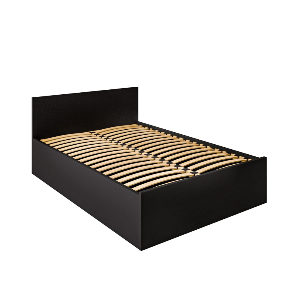 Łóżko sypialniane Czarne 140x200