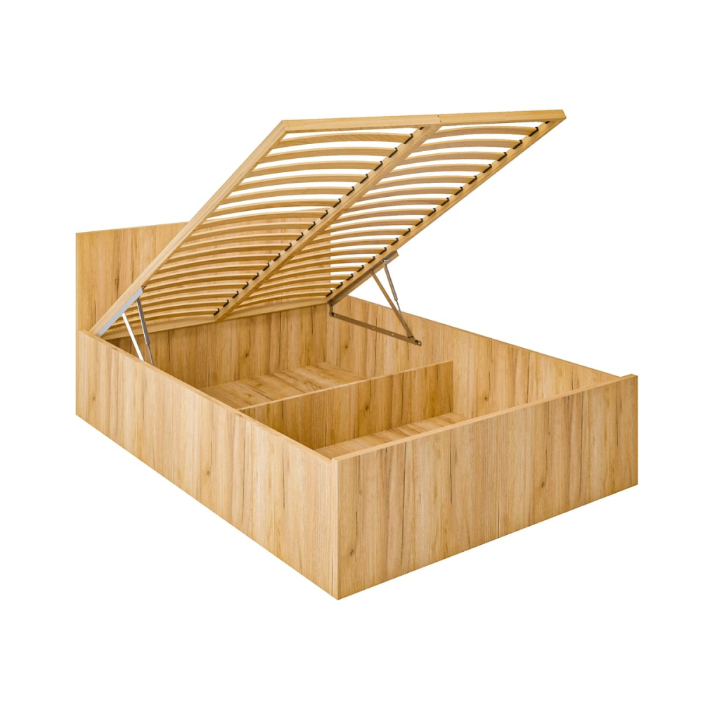 Łóżko sypialniane Złoty Dąb 140x200