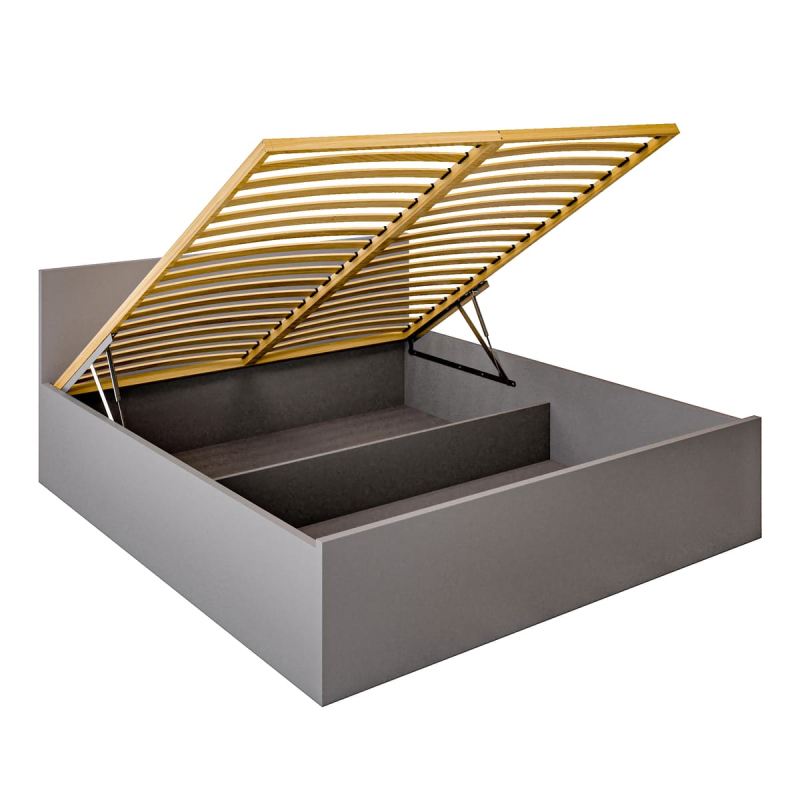 Łóżko sypialniane Szare 180x200