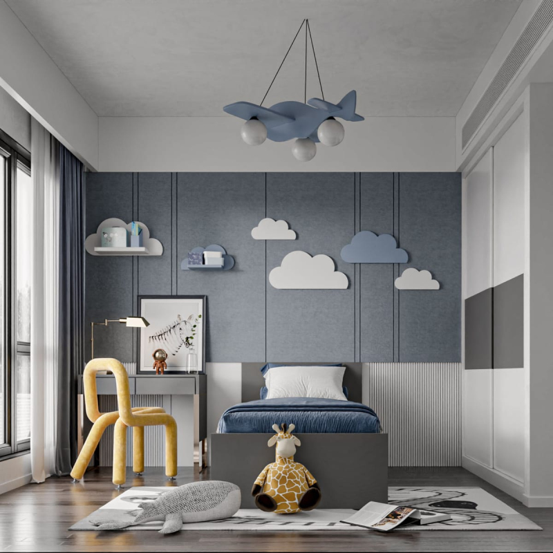 Łóżko dziecięce Mia Szare 90x200