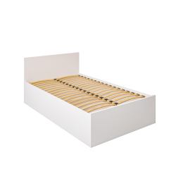 Łóżko pojedyncze Białe 120x200