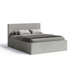 Łóżko tapicerowane MATELASSE 160x200 cm - 10 kolorów