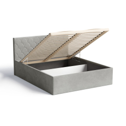 Łóżko tapicerowane RADIUS 160x200 cm - 10 kolorów