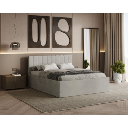 Łóżko tapicerowane RETTAN 160x200 cm - 10 kolorów